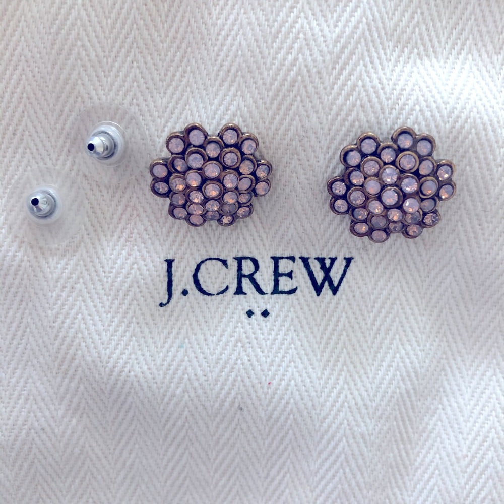 J.crew Pink Stud Earrings